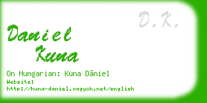 daniel kuna business card